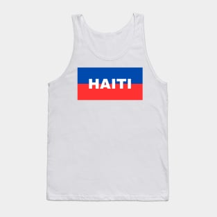 Haiti Flag Colors Tank Top